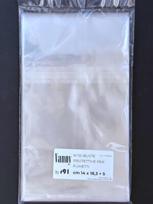 confezione da 50 buste per fumetti 140x183 mm "vanny by r91"
