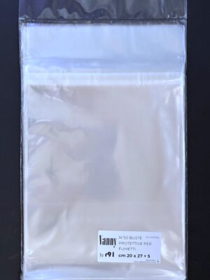 confezione da 50 buste per fumetti 200x270 mm