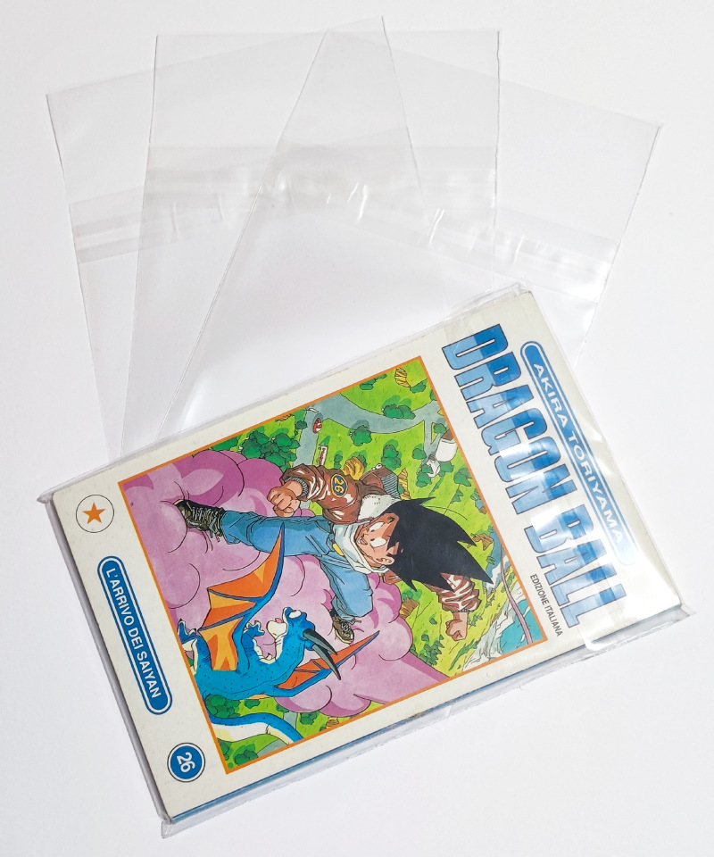 Buste per fumetti tipo Manga (post 2012) 131×183 mm