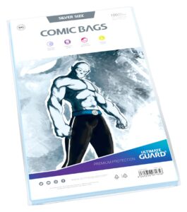 Ultimate Guard Comic Bags Silver Size (100) 181×268 mm