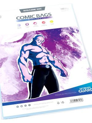 Ultimate Guard Comic Bags Resealable Magazine Size (100) 222x281 mm