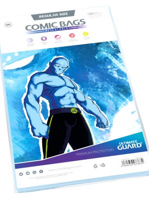Ultimate Guard Comic Bags Resealable Regular Size (100) 184x268 mm