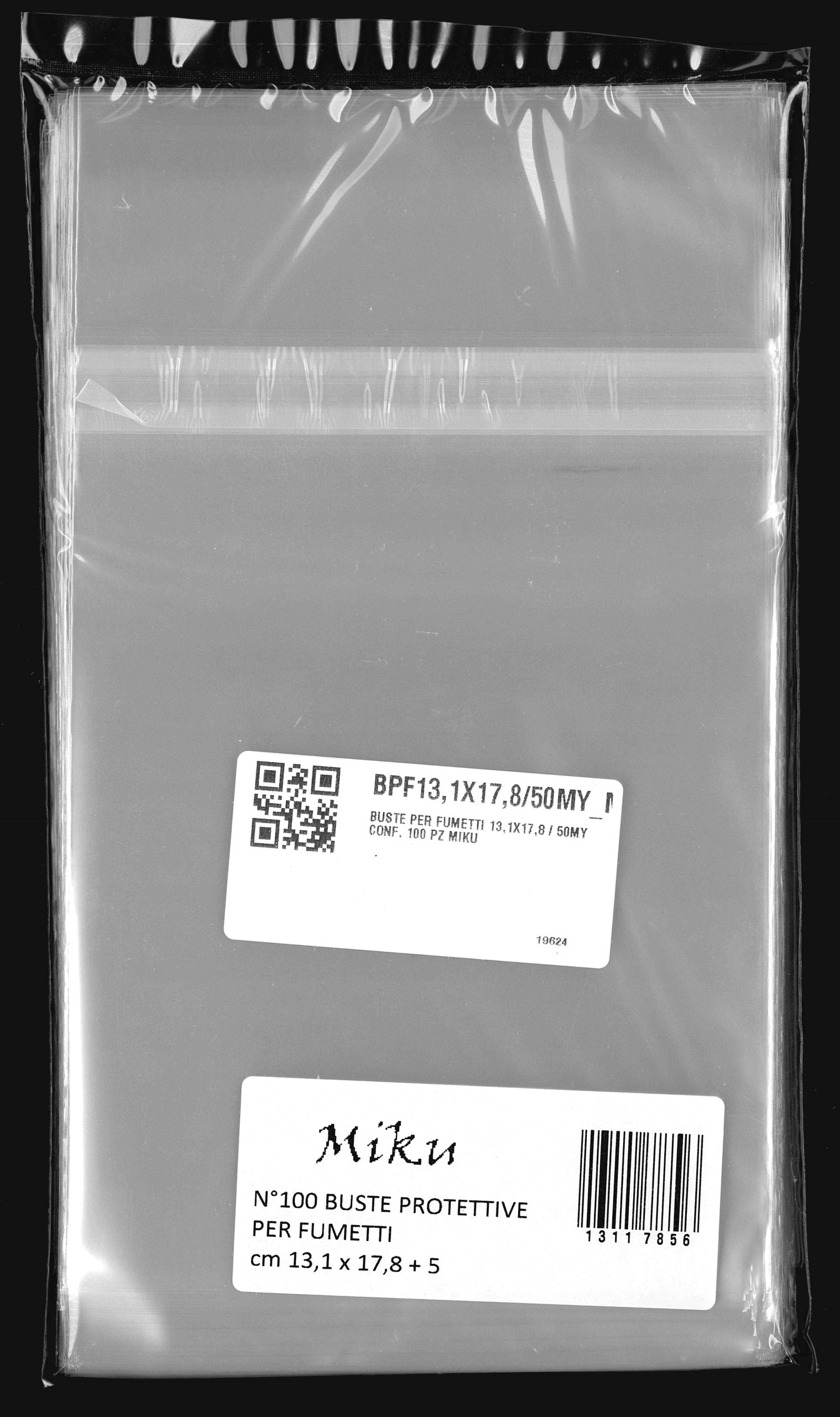 Buste Protettive per Fumetti 131×178 mm (50my)