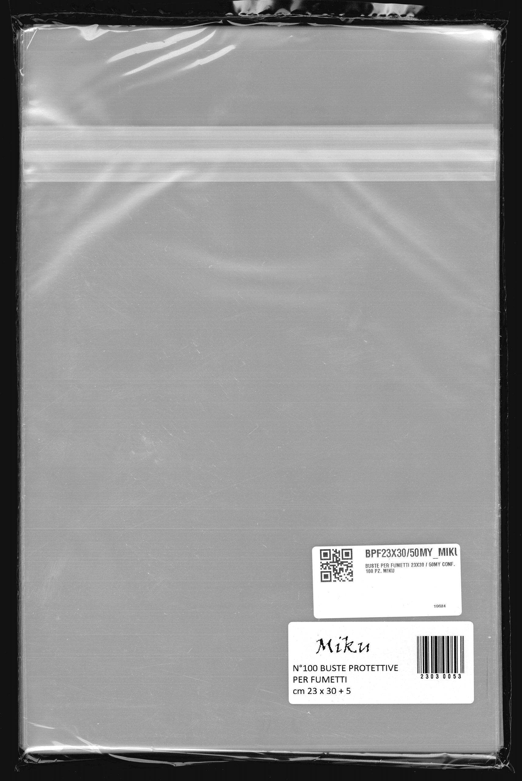 Buste Protettive per Fumetti 230×300 mm (50my)